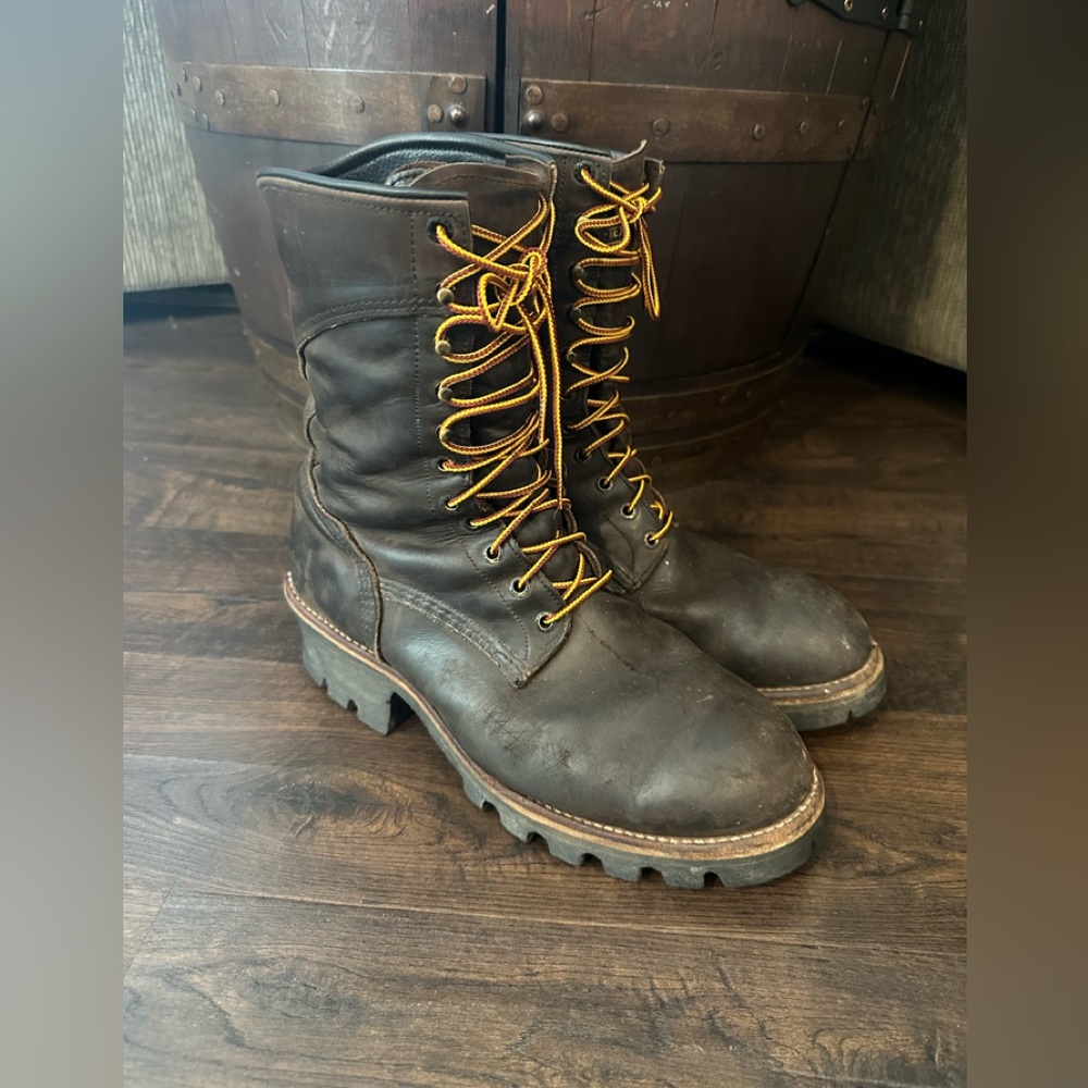 Men’s Red Wing Shoes Soft-Toe Loggermax Leather Boots